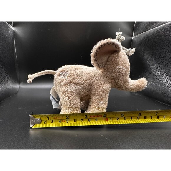 Stuffed Elephant Plush By Tartine Et Chocolat 7" Beige & Gray Soft Toy - Picture 2 of 16